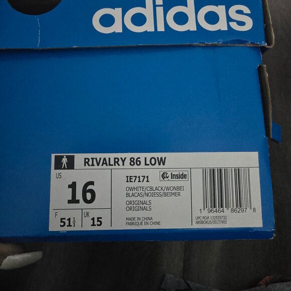 Mens Adidas Rivalry 86 Low - Picture 7 of 13